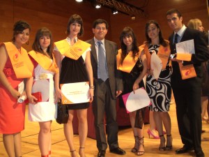 Acto de graduación de los alumnos de la Facultad de Ciencias Económicas y Empresariales. Promoción 2009