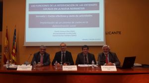 LAS FUNCIONES DE LA INTERVENCIÓN DE LAS ENTIDADES LOCALES EN LA NUEVA NORMATIVA Jornada I. Costes efectivos y coste de actividades. Implantación de un sistema de costes en la Administración Local. Alicante, 1 de julio de 2015 